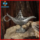 Hot new Vintage Style Fairy Tale Aladdin Magic Lamp Hollow Tea Pot Genie Lamp
