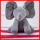 Baby Peek-a-boo Elephant Plush Toy Singing Stuffed Pink Animated Kids Soft Toy
