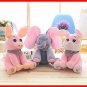 Baby Peek-a-boo Elephant Plush Toy Singing Stuffed Pink Animated Kids Soft Toy