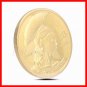 Gold Plated Titan Commemorative Coin BTC Bitcoin Collectible Collection Physical