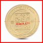 Gold Plated Titan Commemorative Coin BTC Bitcoin Collectible Collection Physical