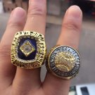 2 pcs per set 1992 1995 Atlanta Braves World Series Championship Ring Size 11