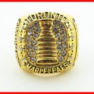 New Toronto Maple Leaf Tim Horton Championship Champions Ring U.S.A Size 10