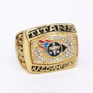 1999 AFC Tennessee Titans Championship Rings USA Size 11 to 14