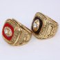 2pcs/set USA size 10.5! Factory 1969 1966 Kansas City Chiefs championship rings