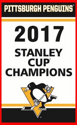 NEW NHL Pittsburgh Penguins flag Champion Banner 100D Polyester 3x5 foot Flag