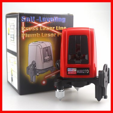 A8827D 3 Lines 3 Point Self Leveling Cross Laser Level 360 Degree Indoor Outdoor