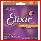 Light acoustic guitar strings Elixir 16002 Acoustic Guitar strings Guitar String