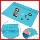 Soldering Repair Station Heat-resistant Silicone Pad Heat Insulation BGA 35x25cm