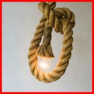 NEW Nautical Vintage Hanging Rope Lamp Pendant Ceiling Fixture Home Light