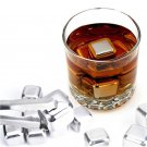 5Pcs/lot Stainless Steel Ice Cubes Cool Glacier Rock Neat Drink Freezer gel Wine
