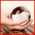 Clear Rare Crystal Glass Stone Ball Paperweight Photography Healing Magic