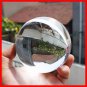 Clear Rare Crystal Glass Stone Ball Paperweight Photography Healing Magic