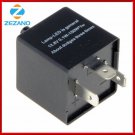 12V 3-Pins Adjustable Frequency LED Flasher Relay Motorcycle Turn Signal Indicat
