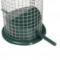 Bird Pet Feeder Waterer Garden Hanging Clear Type plastic + Iron Wire Green New