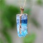 Geode Pendant Women Natural stone jewelry Druzy Geode Necklaces for women