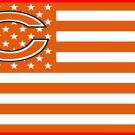 Chicago Bears Flag Patchwork Color the Star-Spangled Banner 100D Polyester Flag
