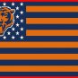 Chicago Bears Flag Patchwork Color the Star-Spangled Banner 100D Polyester Flag
