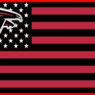 Atlanta Falcons Flag with Star and Stripes 3FTx5FT Patchwork Banner 100D
