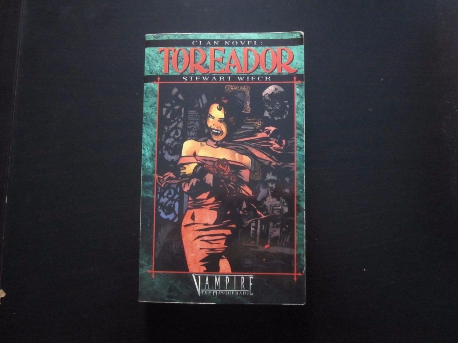 RARE OOP Vampire the Masquerade Clan Novel No. 1 Toreador Stewart Wieck 1999