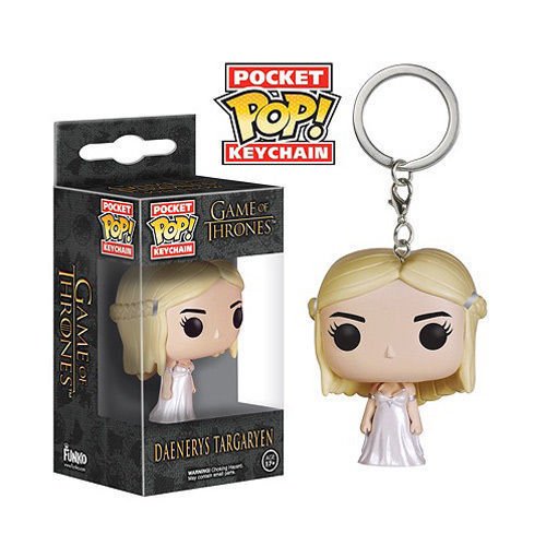 Funko pocket pop keychain Game of Thrones Daenerys Targaryen bobble head new