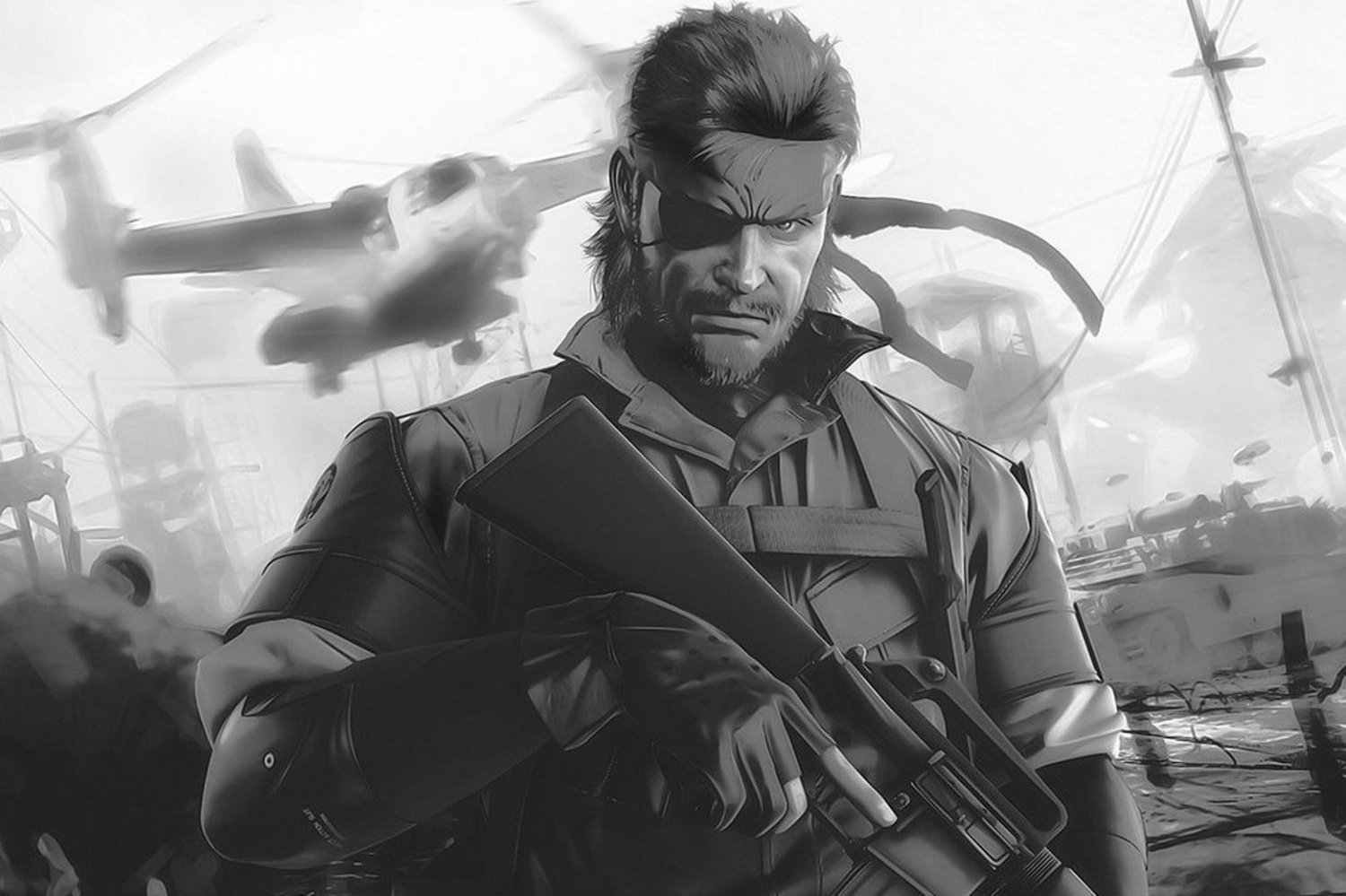 Metal Gear Solid Snake The Phantom Pain Spun Wall Print POSTER Decor 32x24.