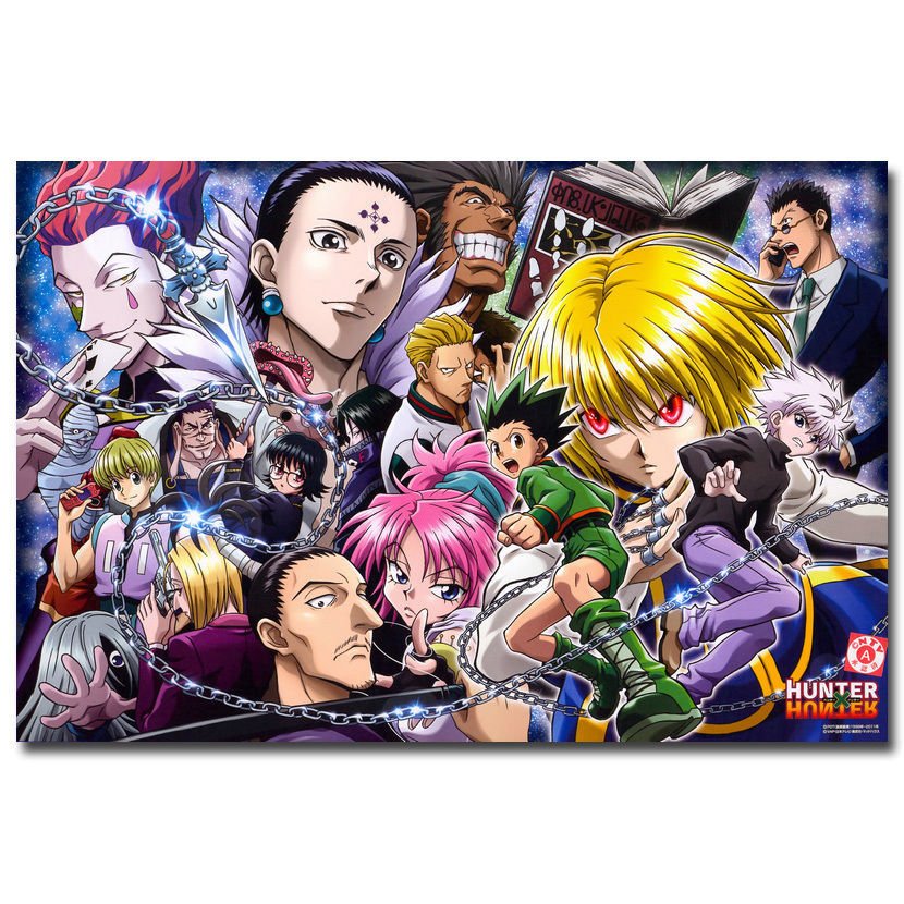 Hunter X Hunter Anime Poster Killua Zoldyck Gon Freecss 32x24