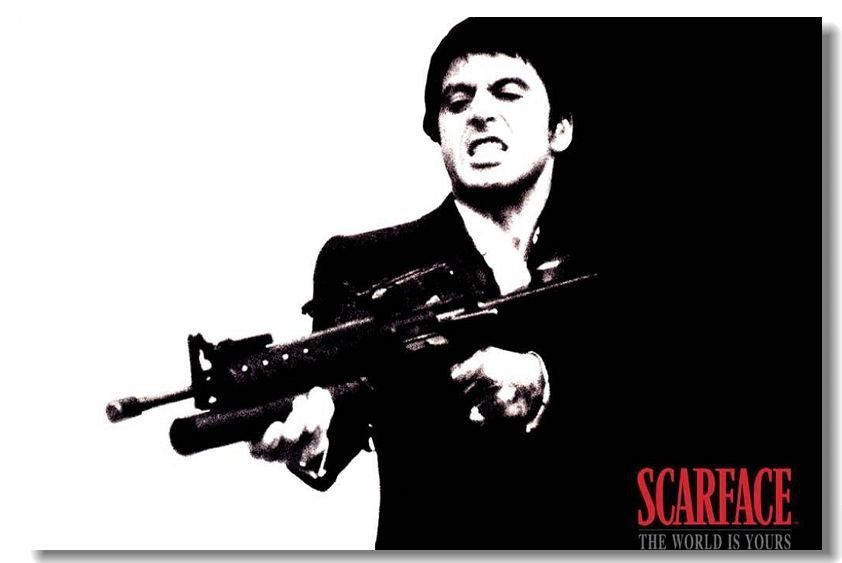 Scarface Movie Art Poster Print Al Pacino 32x24