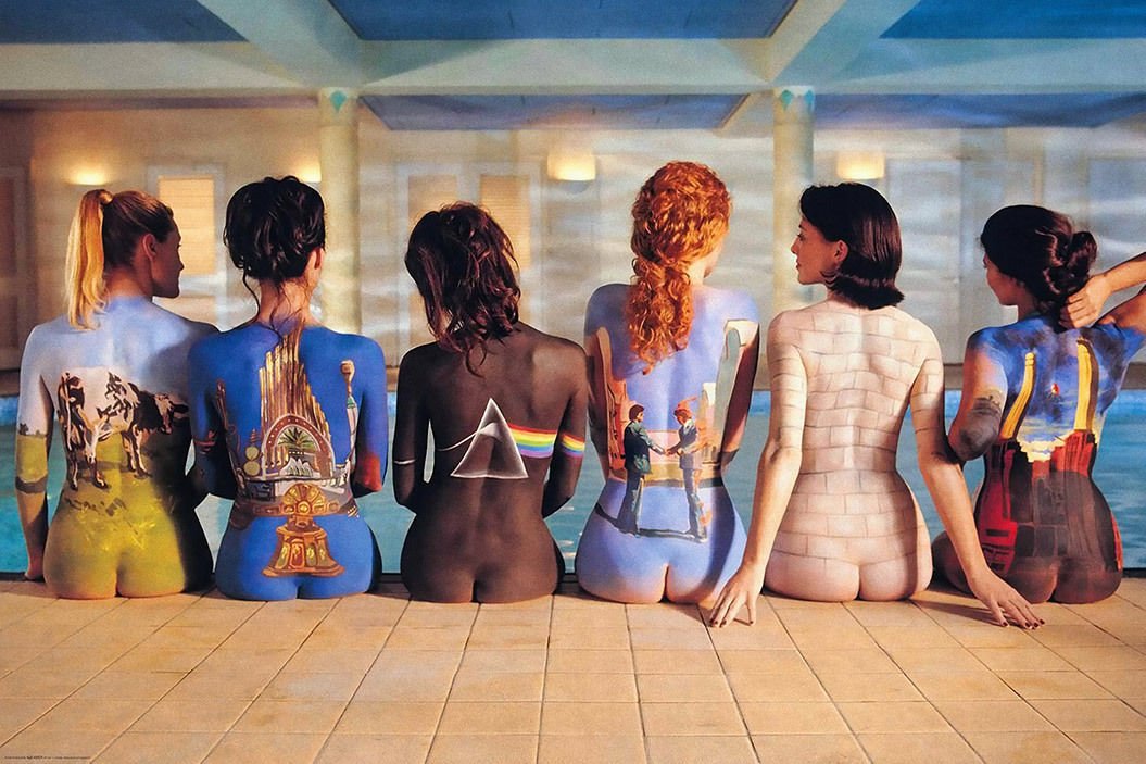 Pink Floyd Albums Art Hot Girls Body Art Print POSTER 32x24.