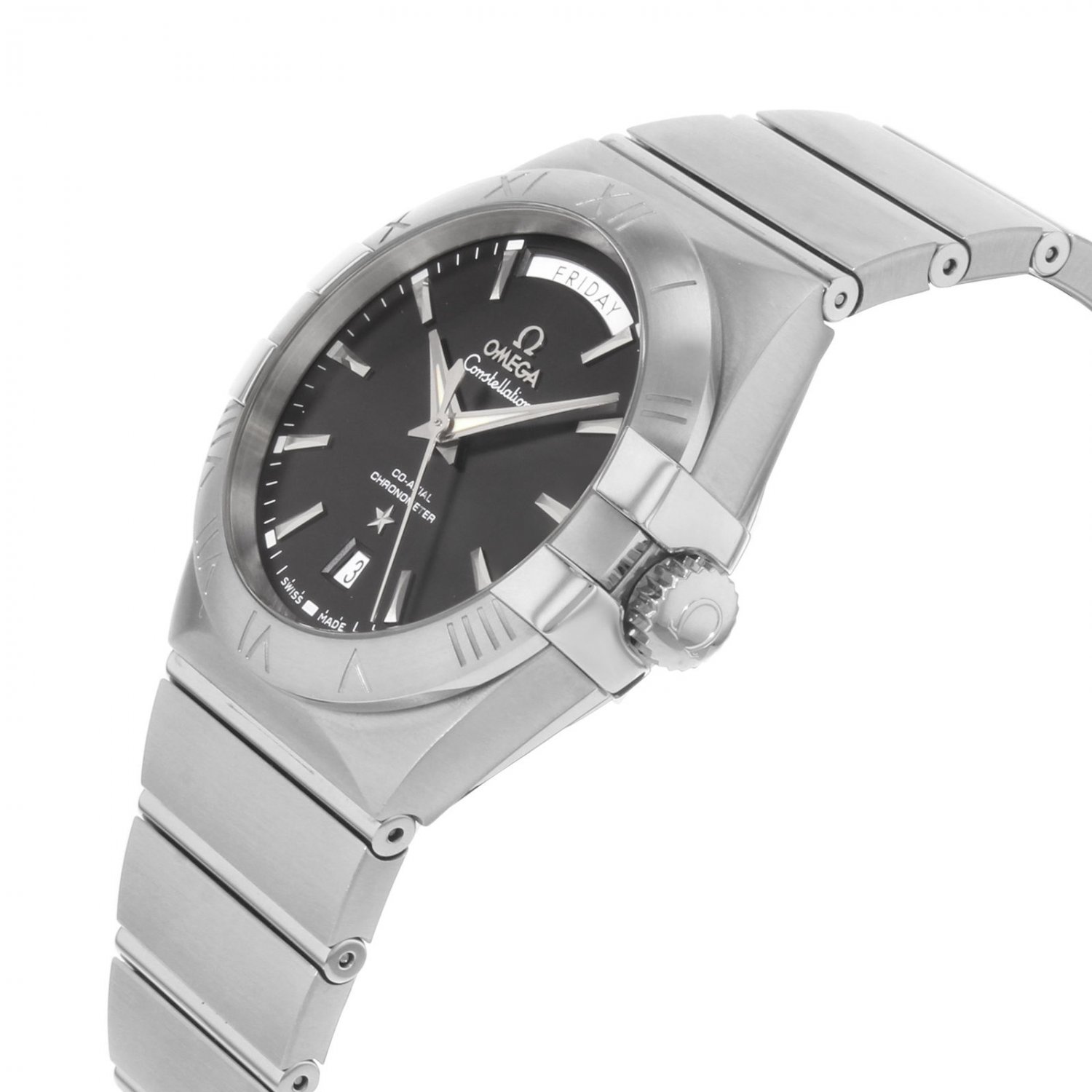 Omega Constellation Stainless Steel Automatic Mens Watch 123.10.38.22.01.001