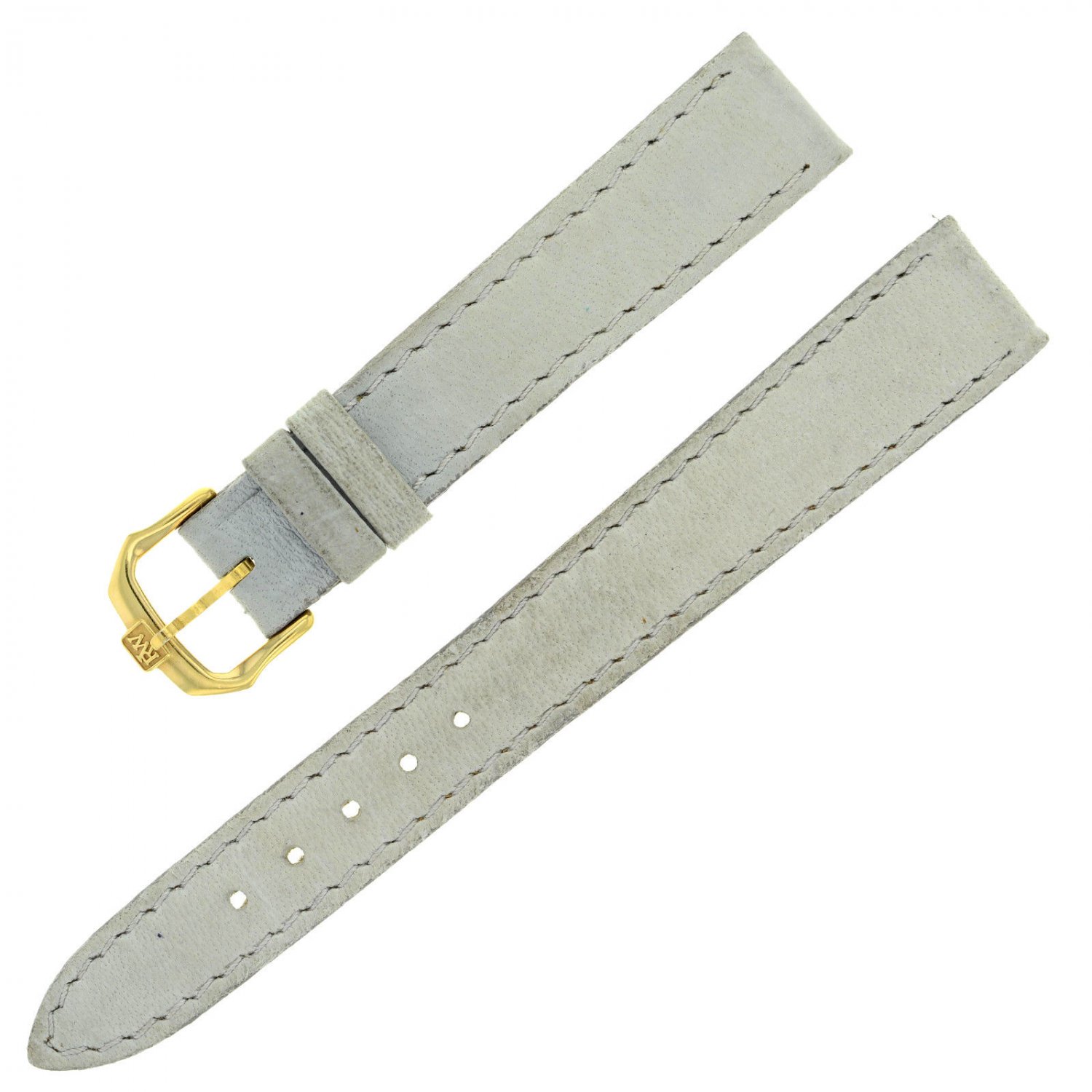 Raymond Weil 14 12 mm Light Gray Leather Ladies Watch Strap Band