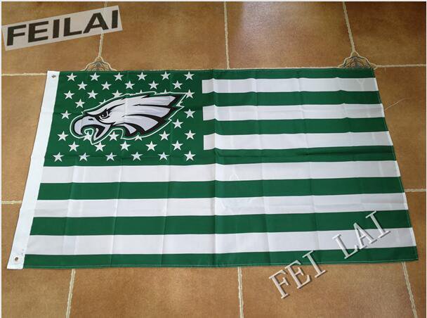 Large Philadelphia Eagles Football Flag Banner 3x5 FT with Metal Grommets