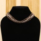 Handmade Artificial Necklace Pale Gold Color