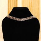 Handmade Artificial Necklace Pale Gold And Scallop Shell Color