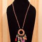 Handmade Artificial Necklace Coral Reef Color