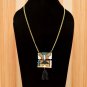 Handmade Artificial Necklace Phantom And Golden Color