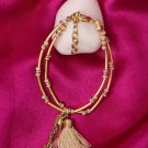 Handmade Artificial Bracelet Banana Crepe And Soft Pink Color
