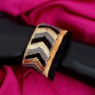 Handmade Artificial Bracelet Caviar And Alloy Color