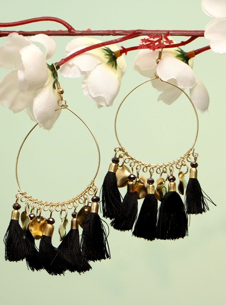 Handmade Artificial Earrings Phantom Color