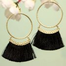 Handmade Artificial Earrings Moonless Night Color