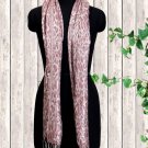 Viscose Stole Tibetan Red Color