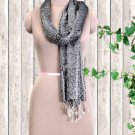 Viscose Stole Asphalt Color