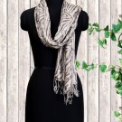 Viscose Stole Sepia Color