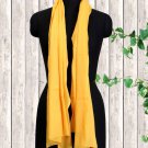 Cotton Stole Spectra Yellow Color