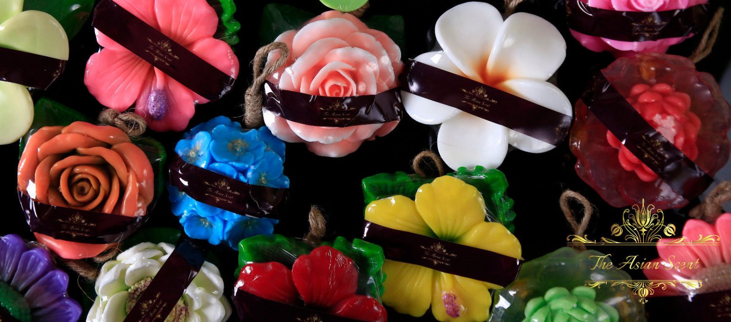 Handmade Flower Soap Rose Scented