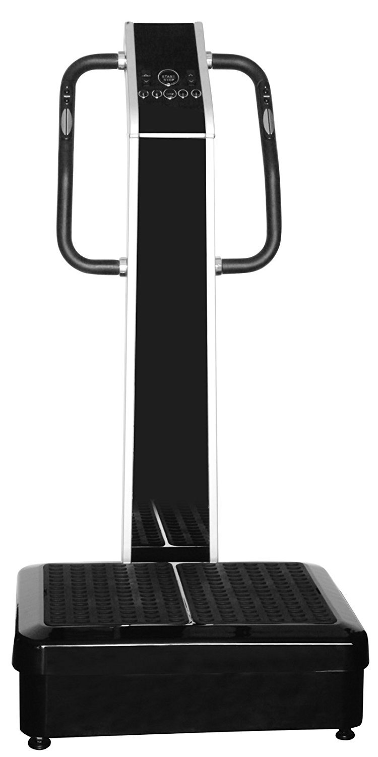 Professional Dual Motor 1500W Full Body Vibration Plate Exercise Machine, with Heart Rate Monitor