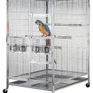Stainless Steel Bird Parrot Macaw Breeder Extra Large 304 Cage, for Indoor or Outdoor