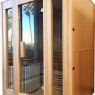Canadian Hemlock Wood Traditional Swedish 60" 2 or 3 Person Sauna, with 6KW Wet/Dry Heater, & Rocks