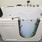 1 Person Walk-In Hydrotherapy Jetted Tub Bathtub, with Inline Water Heater, and Colored LED Lights