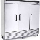82" 3 Door Commercial Reach In Stainless Steel Freezer - MBF-8504